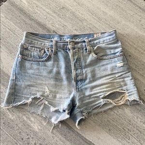 FREE PEOPLE we the free denim cutoff shorts 27